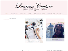 Tablet Screenshot of laureencouture.com